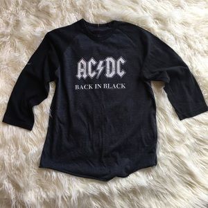 AC⚡️DC Back in Black Concert Raglan